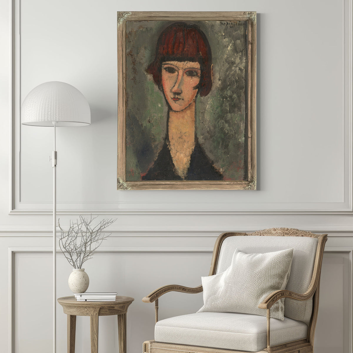 Portrait a Woman C 1917 By Amedeo Modigliani