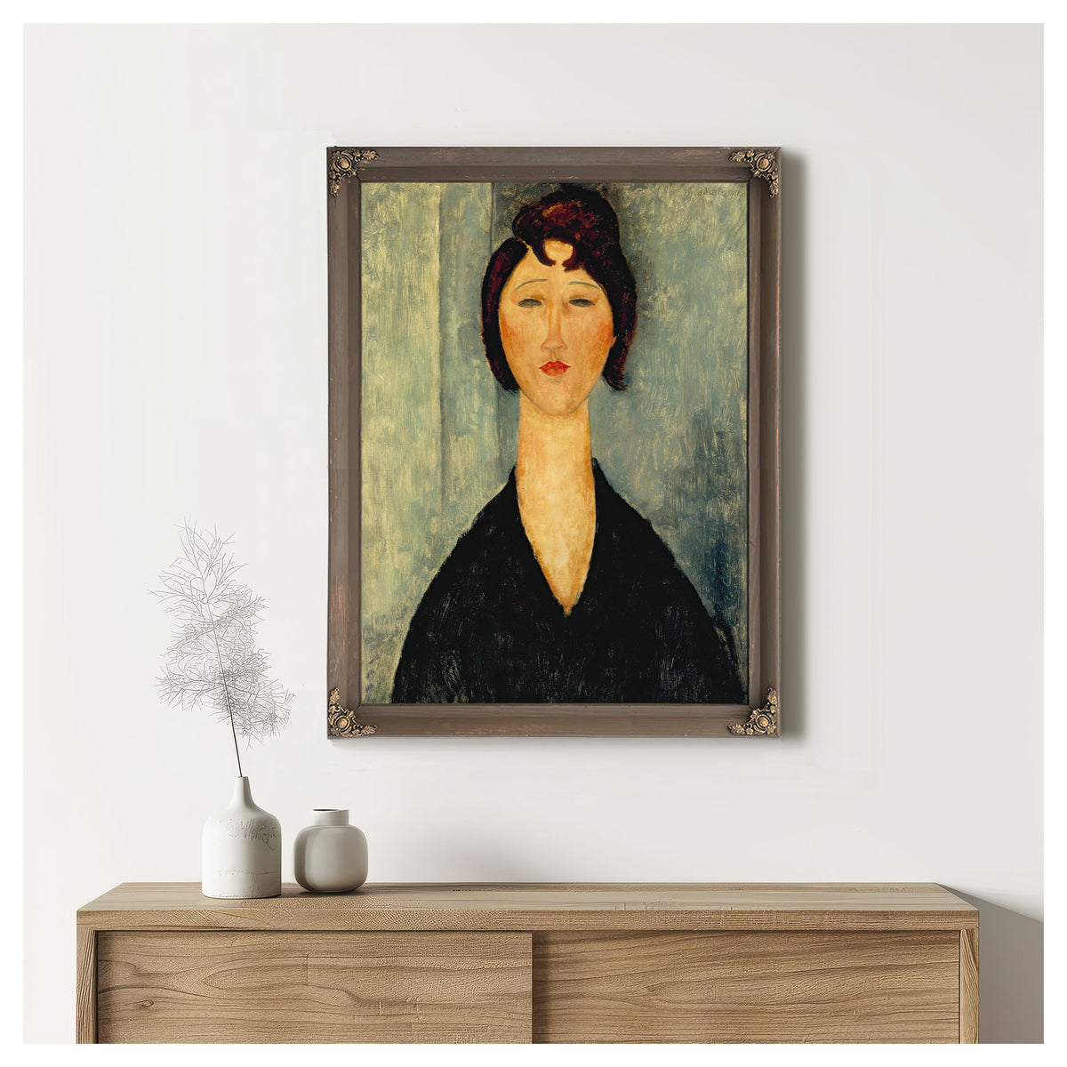 Portrait a Young Woman 1918 02 By Amedeo Modigliani