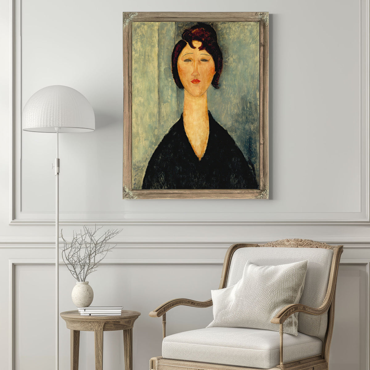 Portrait a Young Woman 1918 02 By Amedeo Modigliani