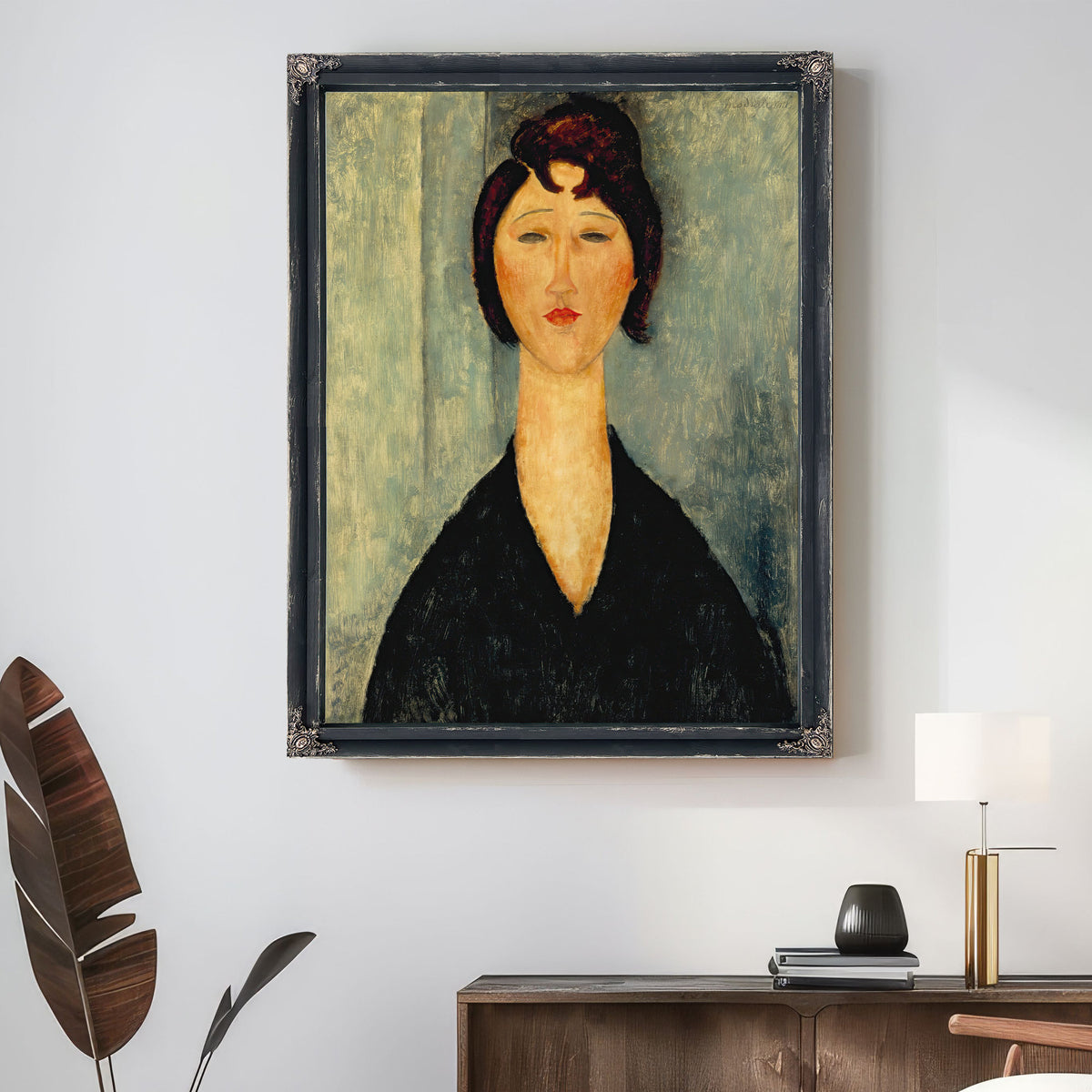 Portrait a Young Woman 1918 02 By Amedeo Modigliani