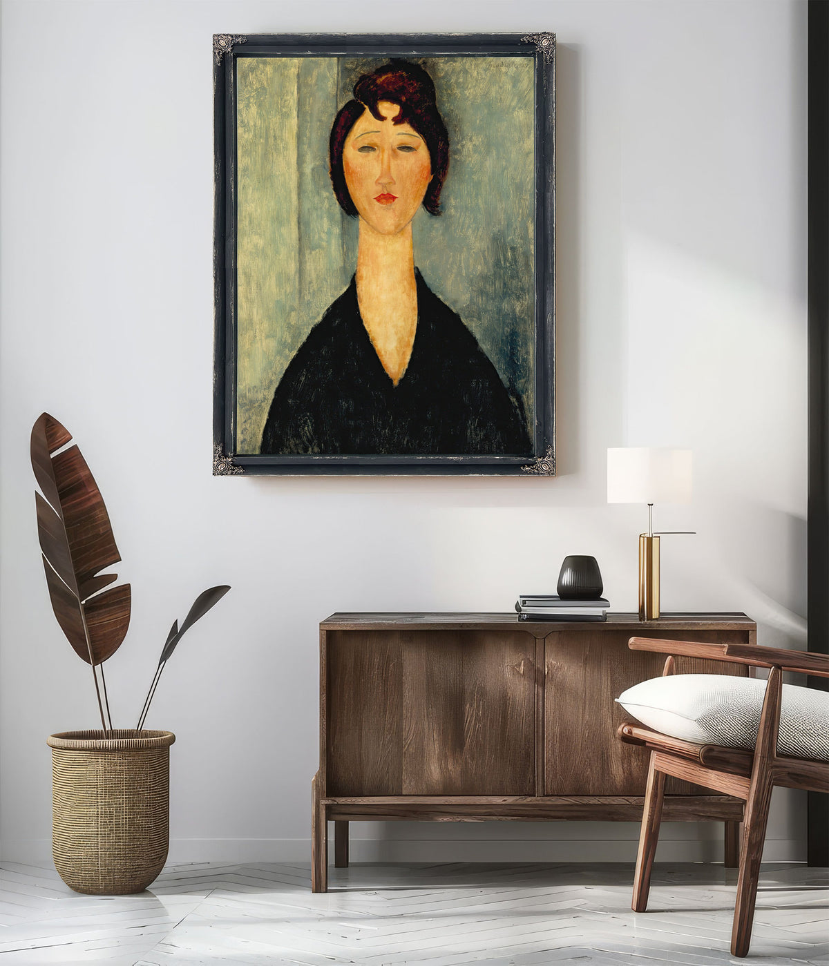 Portrait a Young Woman 1918 02 By Amedeo Modigliani