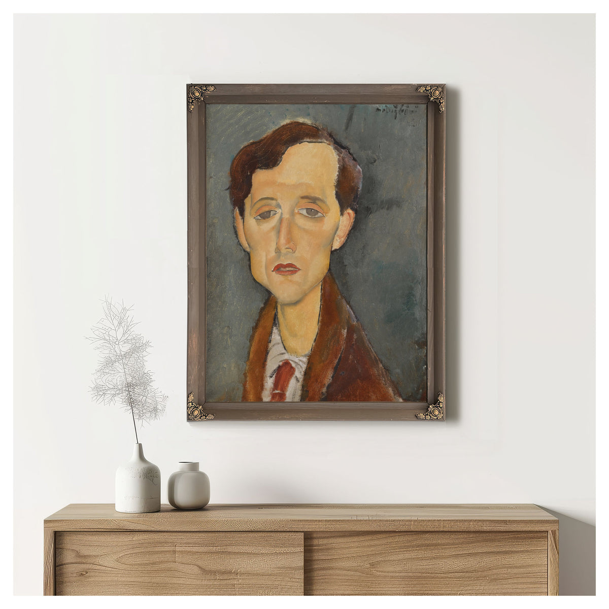 Portrait Frans Hellens By Amedeo Modigliani