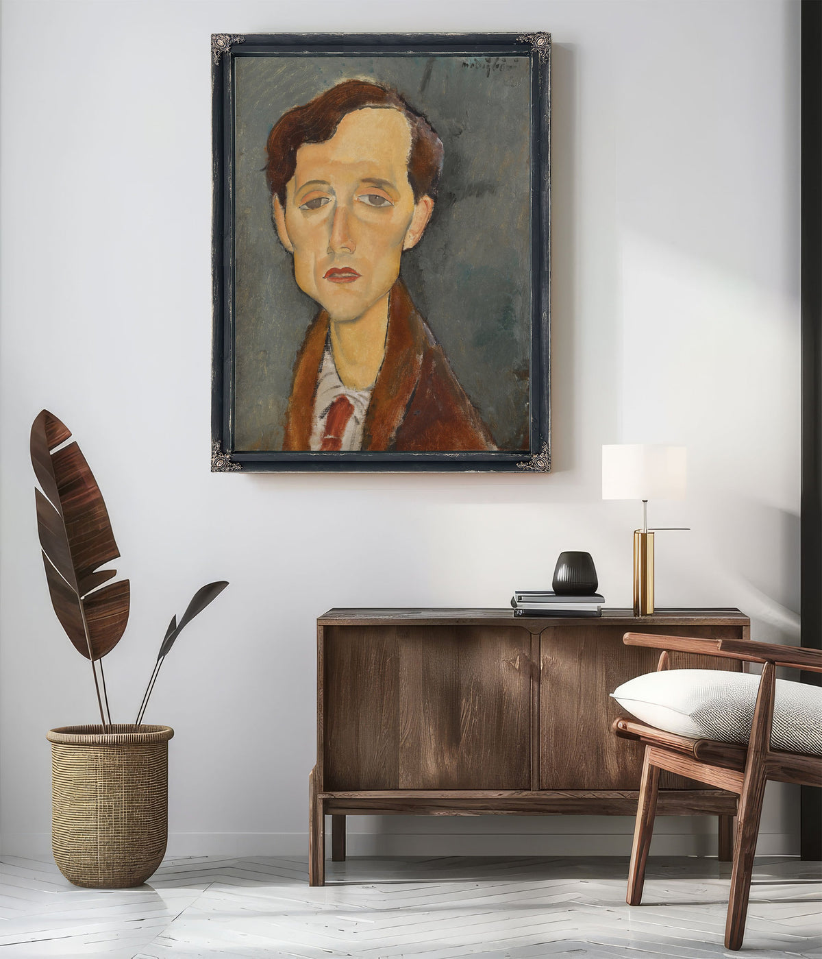 Portrait Frans Hellens By Amedeo Modigliani