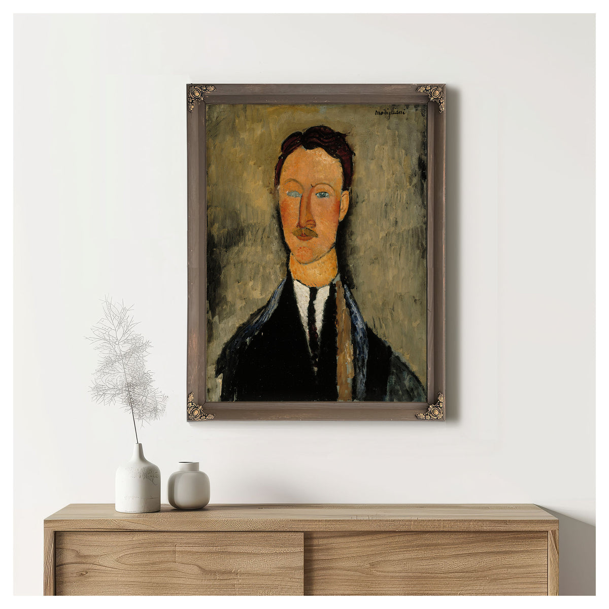 Portrait the Artist Leopold Survage By Amedeo Modigliani