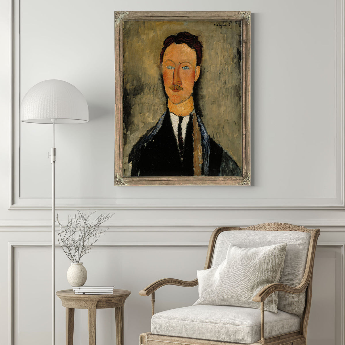 Portrait the Artist Leopold Survage By Amedeo Modigliani