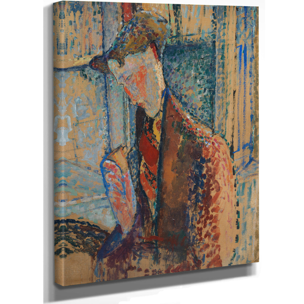 Reverie Study the Portrait Frank Burty By Amedeo Modigliani