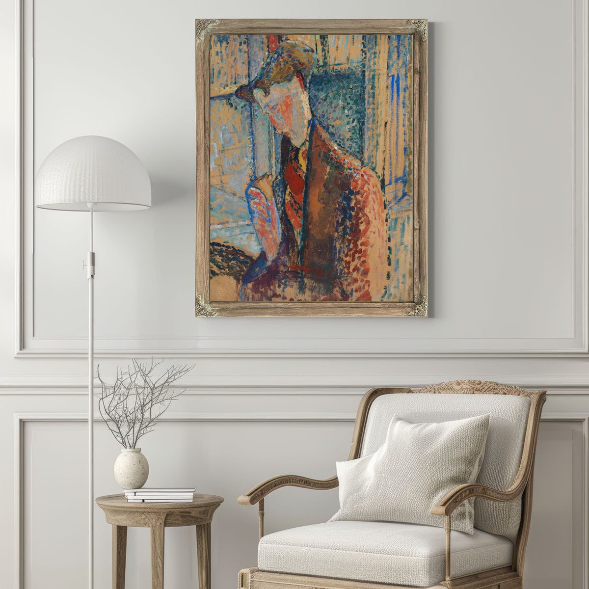 Reverie Study the Portrait Frank Burty By Amedeo Modigliani