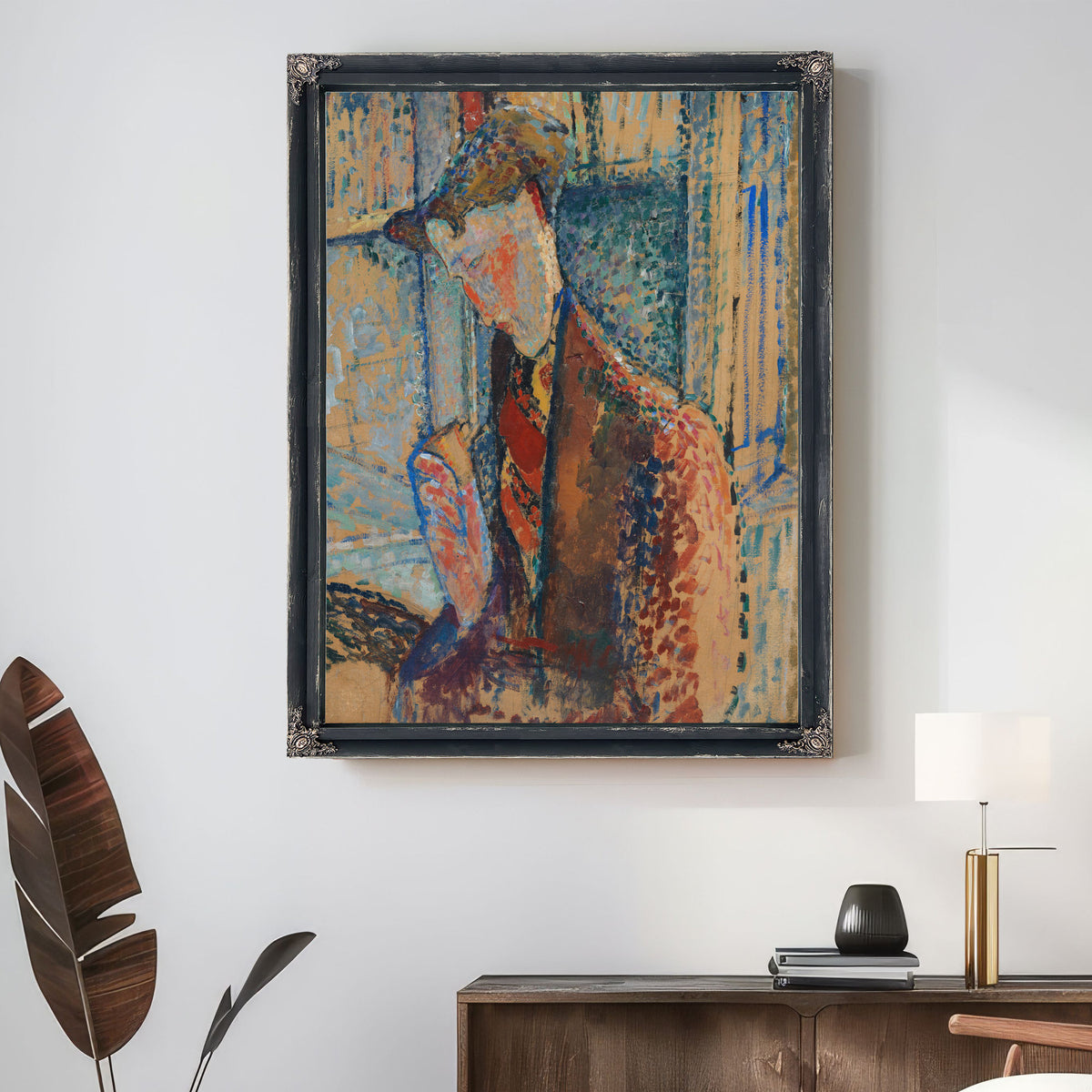 Reverie Study the Portrait Frank Burty By Amedeo Modigliani
