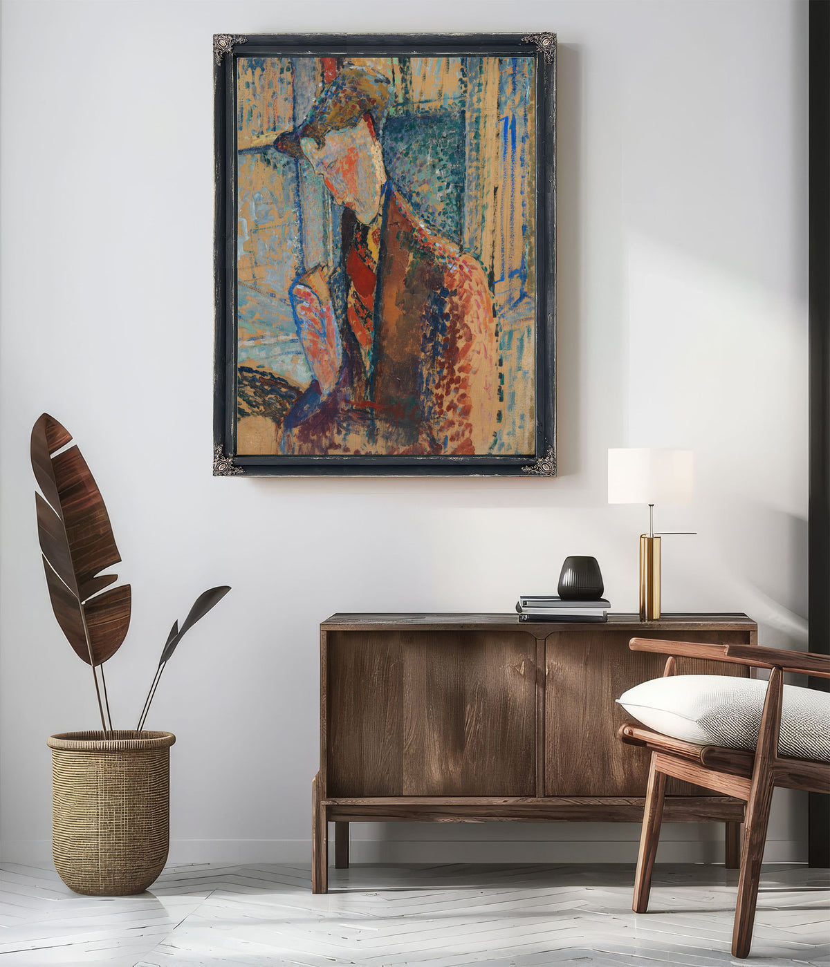 Reverie Study the Portrait Frank Burty By Amedeo Modigliani