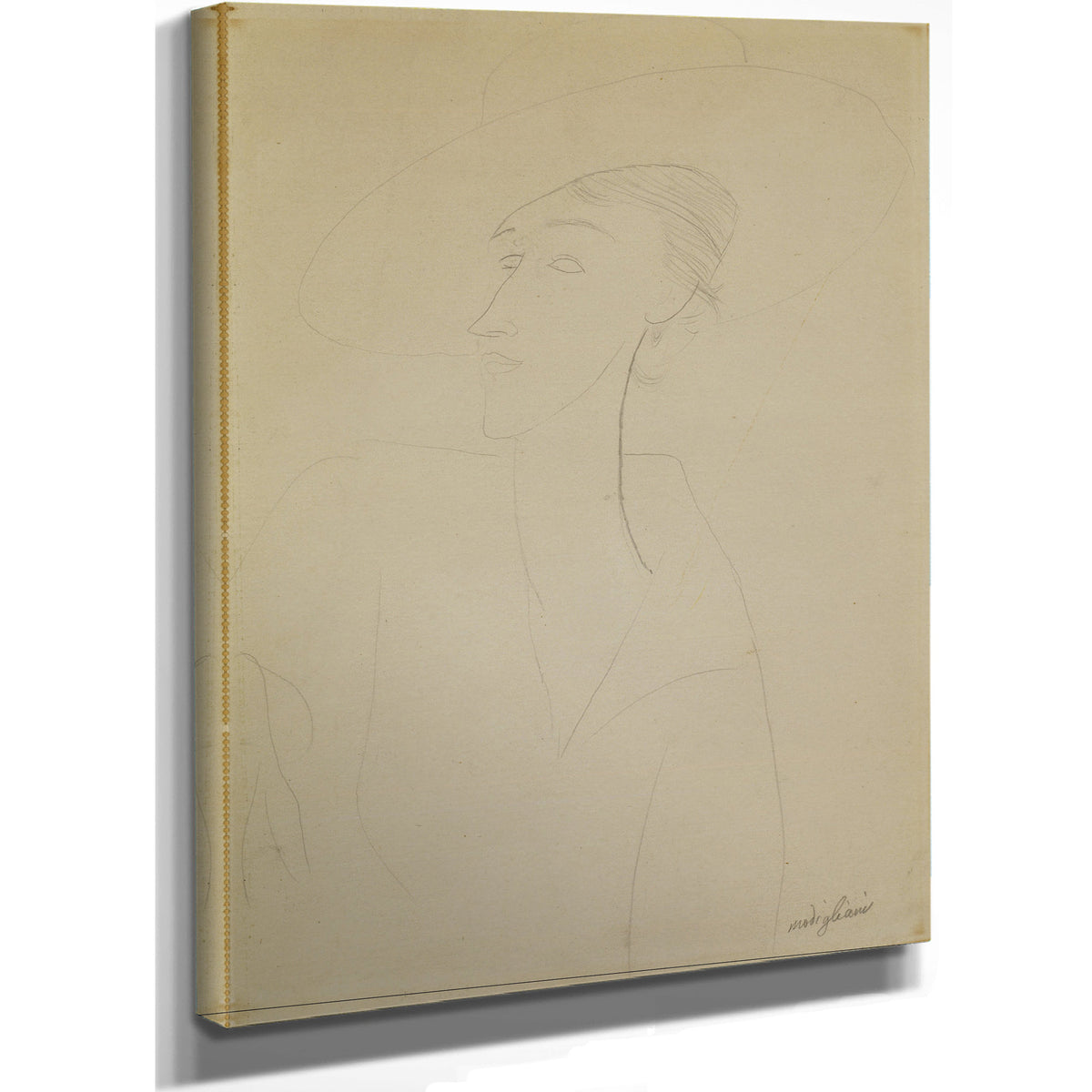 Untitled Portrait Madame Zborowska By Amedeo Modigliani