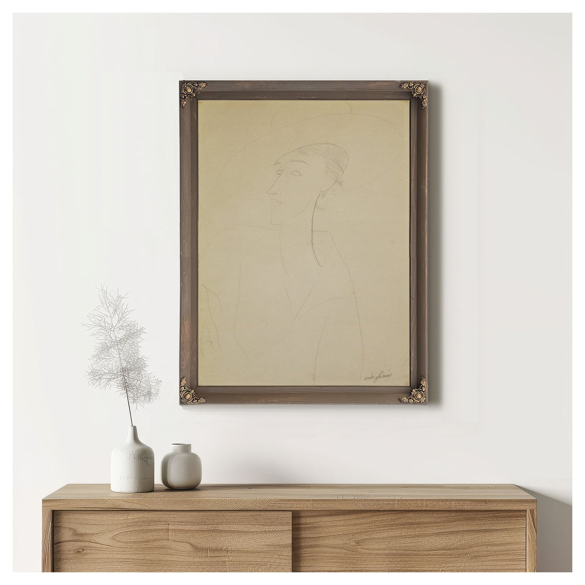Untitled Portrait Madame Zborowska By Amedeo Modigliani