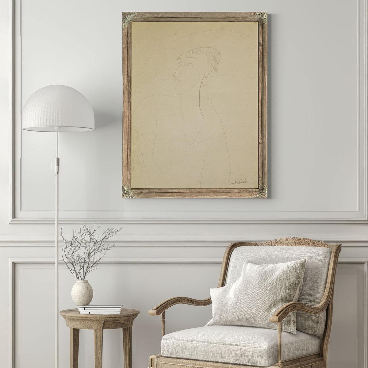 Untitled Portrait Madame Zborowska By Amedeo Modigliani