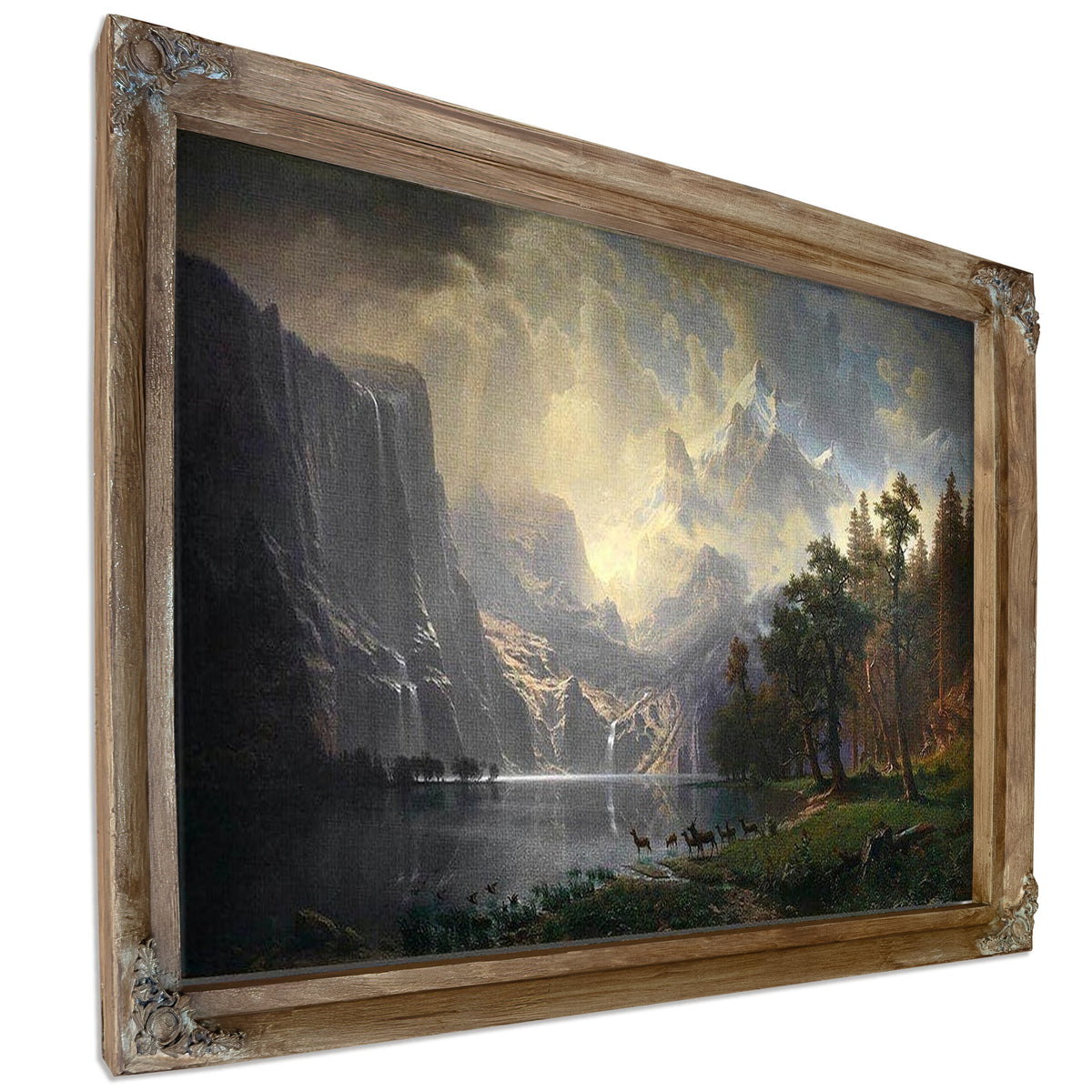 Among The Sierra Nevada, California By Albert Bierstadt