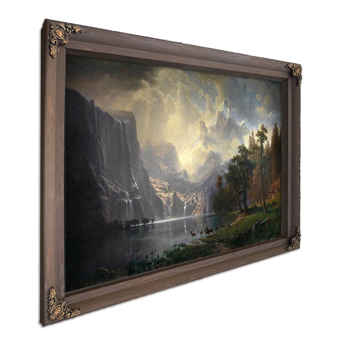 Among The Sierra Nevada, California By Albert Bierstadt