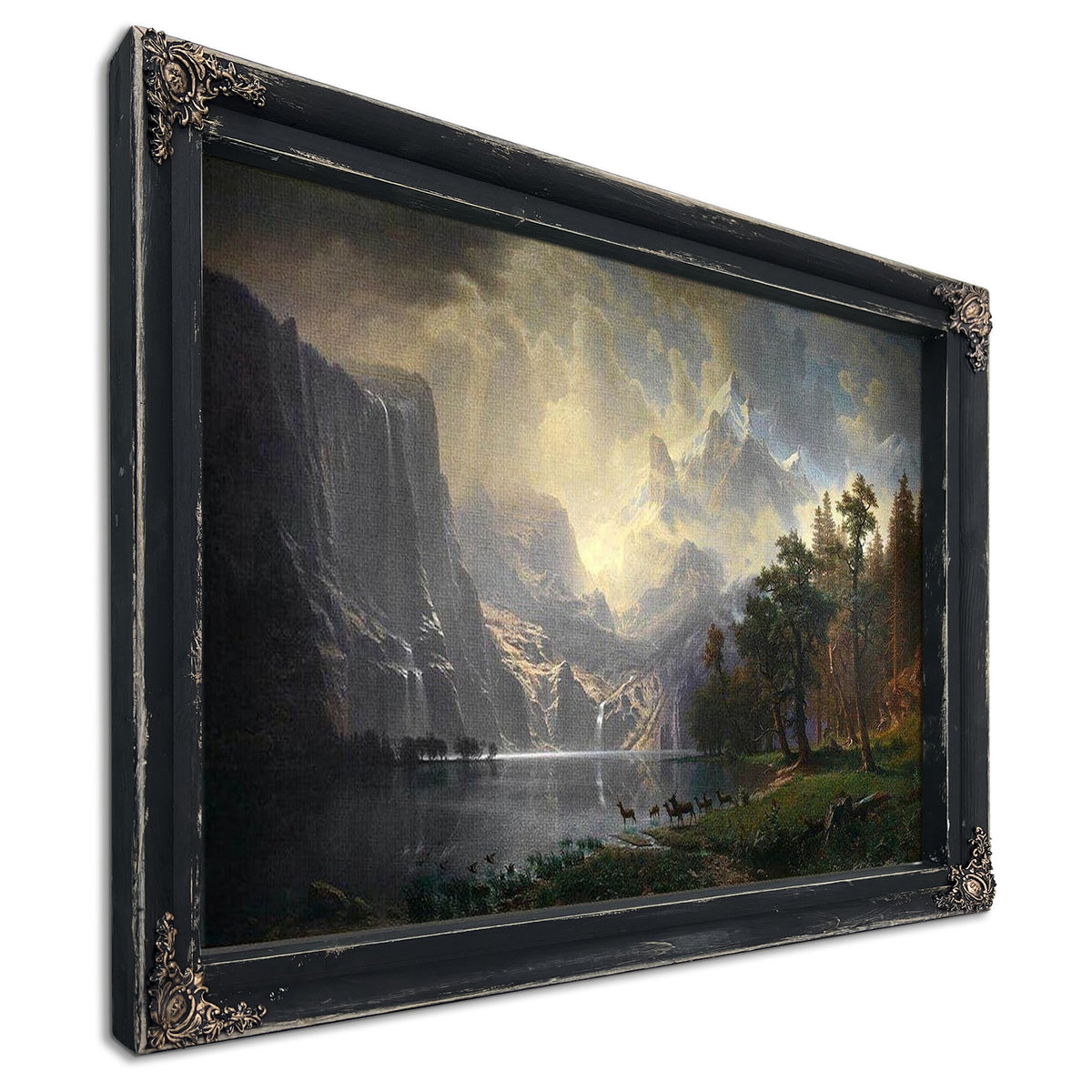Among The Sierra Nevada, California By Albert Bierstadt