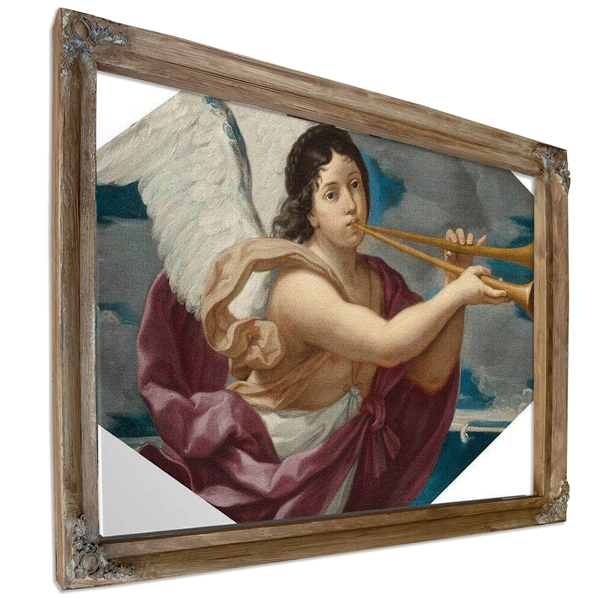 An Allegory Of Fame 1657 By Elisabetta Sirani