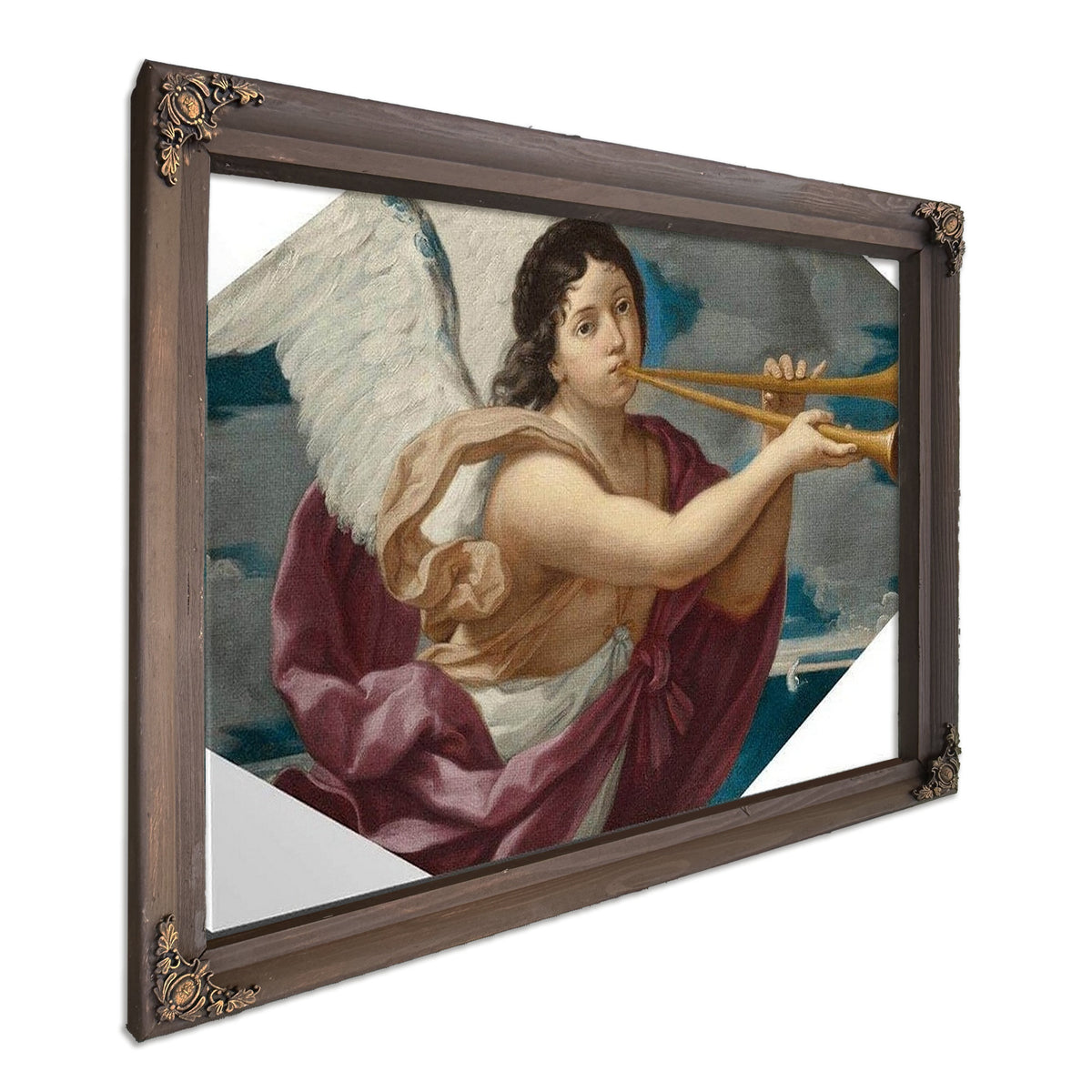 An Allegory Of Fame 1657 By Elisabetta Sirani