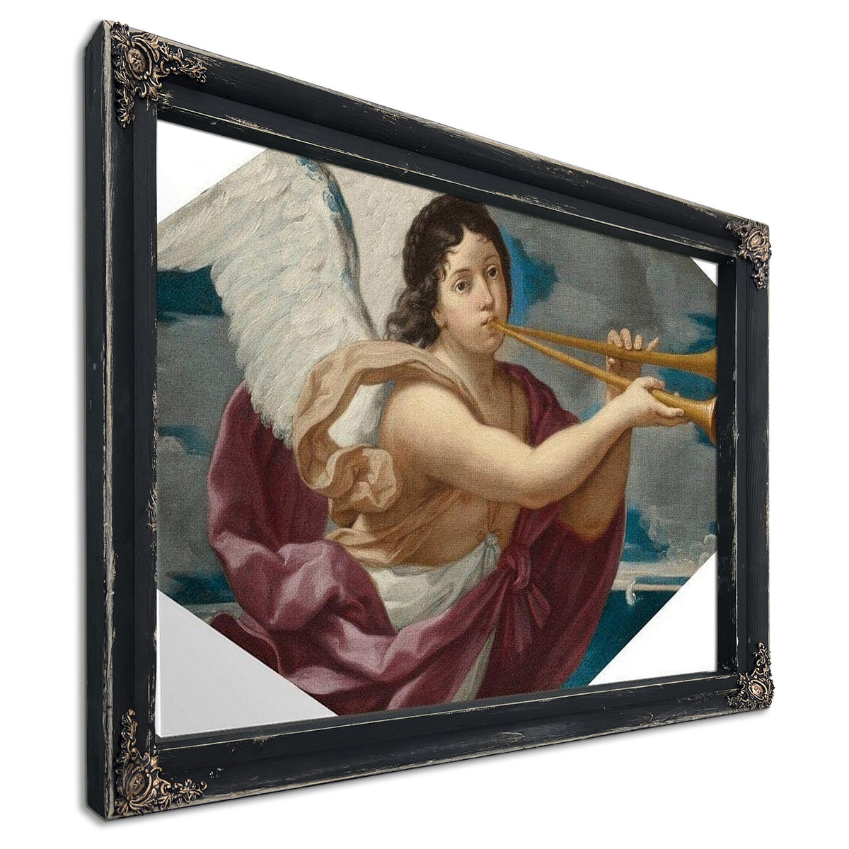 An Allegory Of Fame 1657 By Elisabetta Sirani