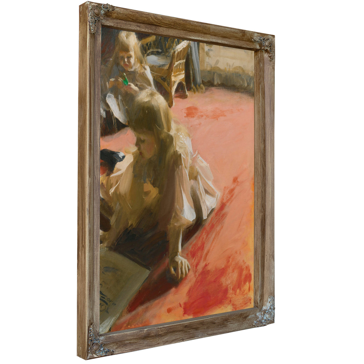 A Portrait the Daughters Ramon By Anders Zorn