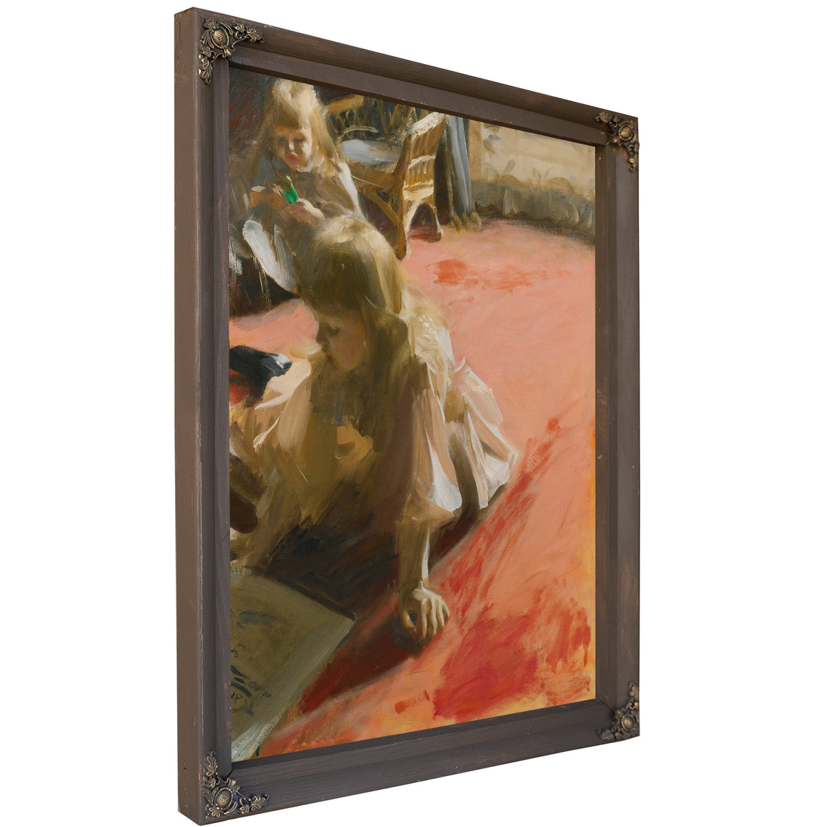 A Portrait the Daughters Ramon By Anders Zorn