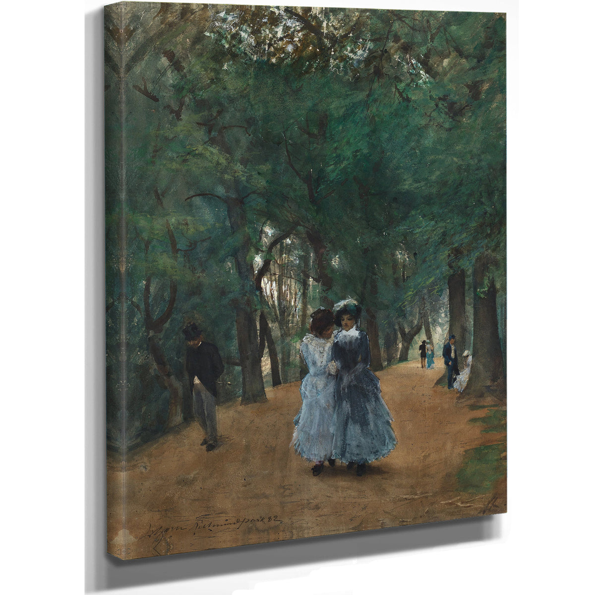 A Walk the Park 1882 By Anders Zorn