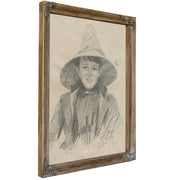 Ada Lymon Woman a Large Hat 1887 By Anders Zorn