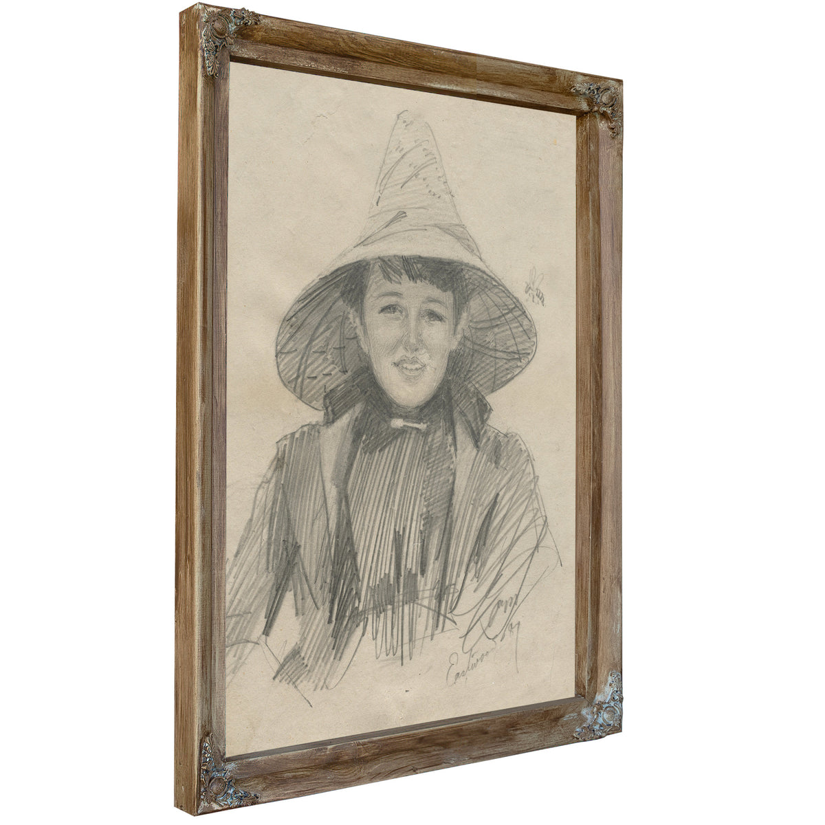 Ada Lymon Woman a Large Hat 1887 By Anders Zorn