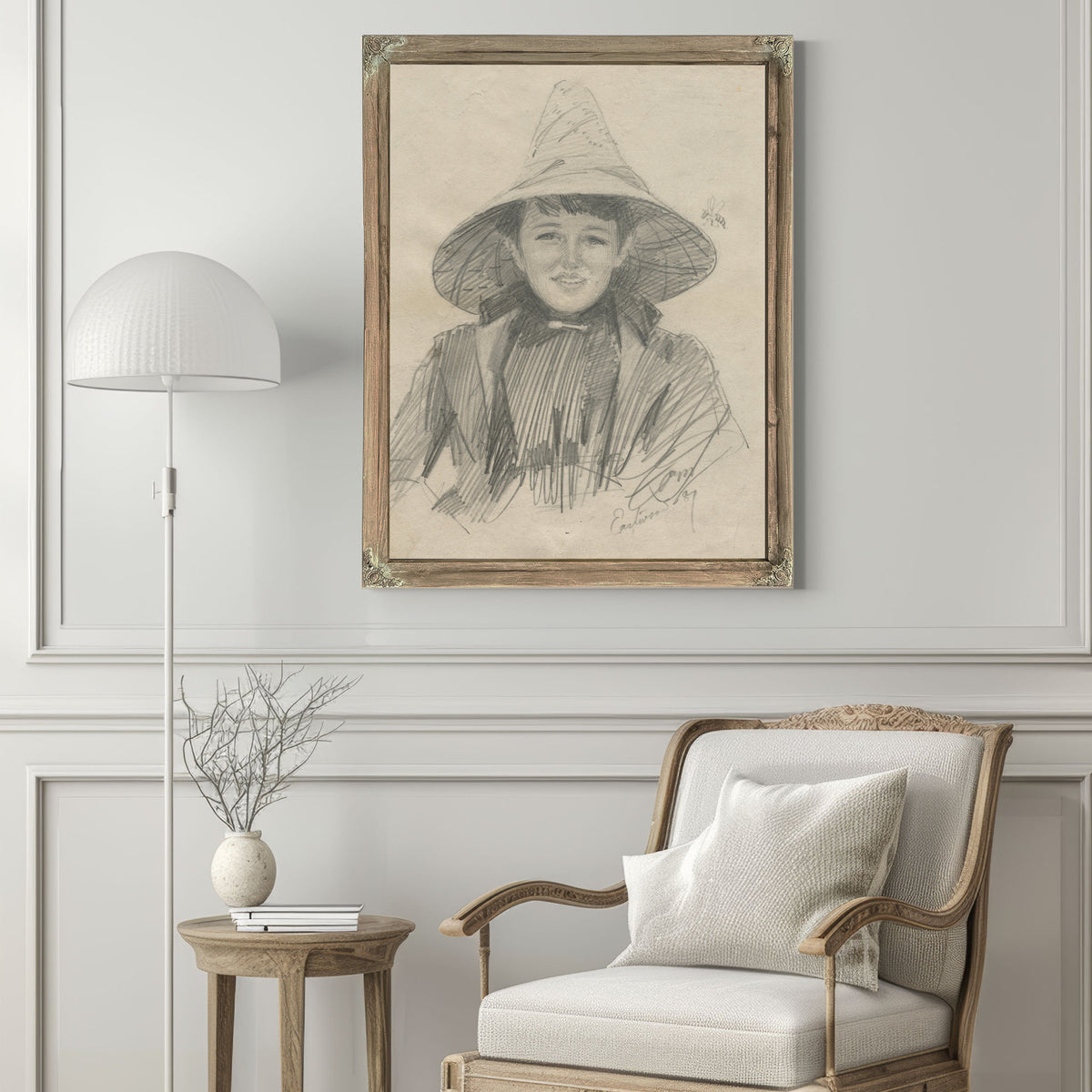 Ada Lymon Woman a Large Hat 1887 By Anders Zorn