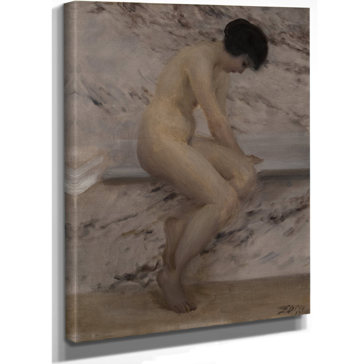 At Bathtub 1914 By Anders Zorn