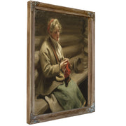 Dalecarlian Girl Knitting Cabbage By Anders Zorn