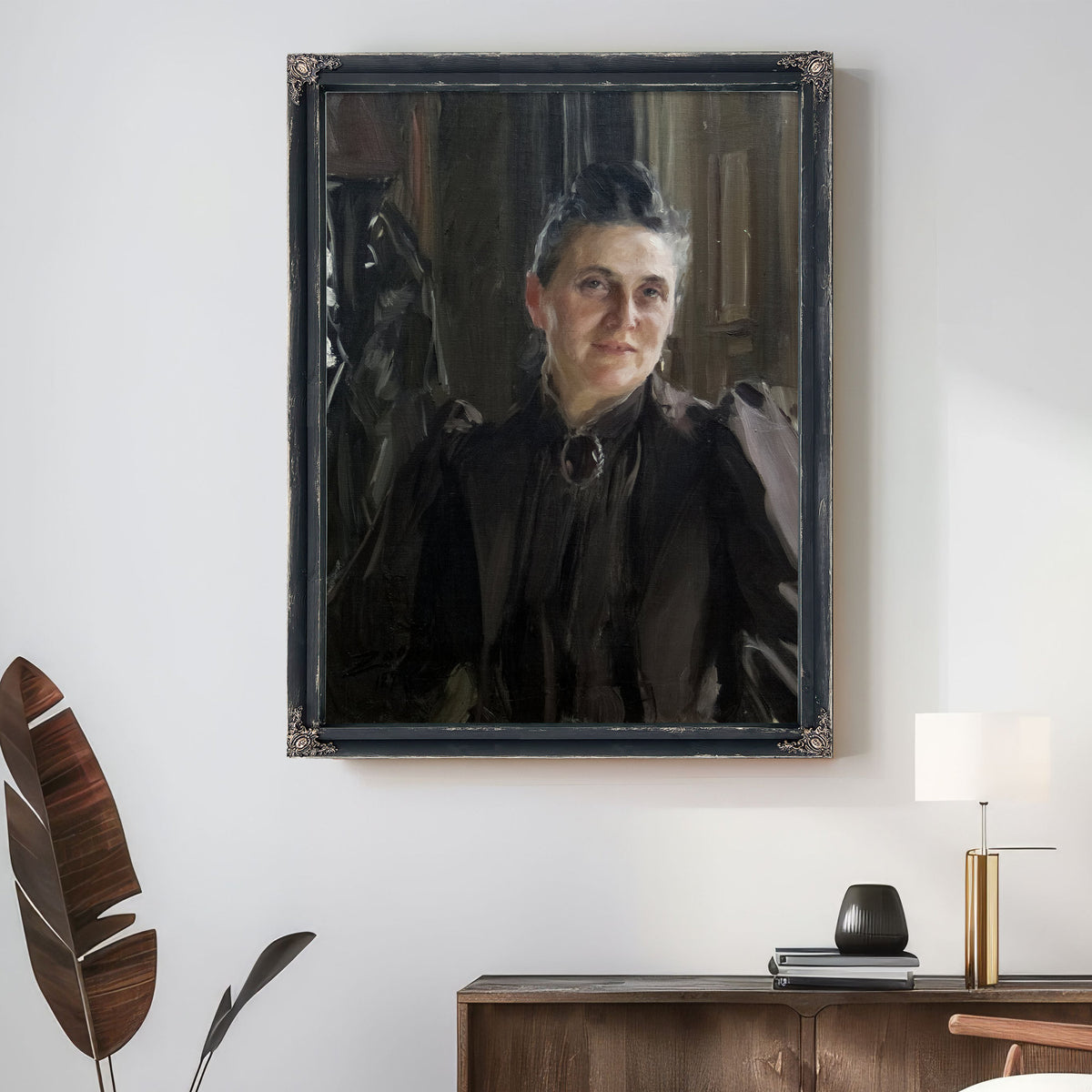 Fanny Thiel Nee Stiebel 1890 By Anders Zorn
