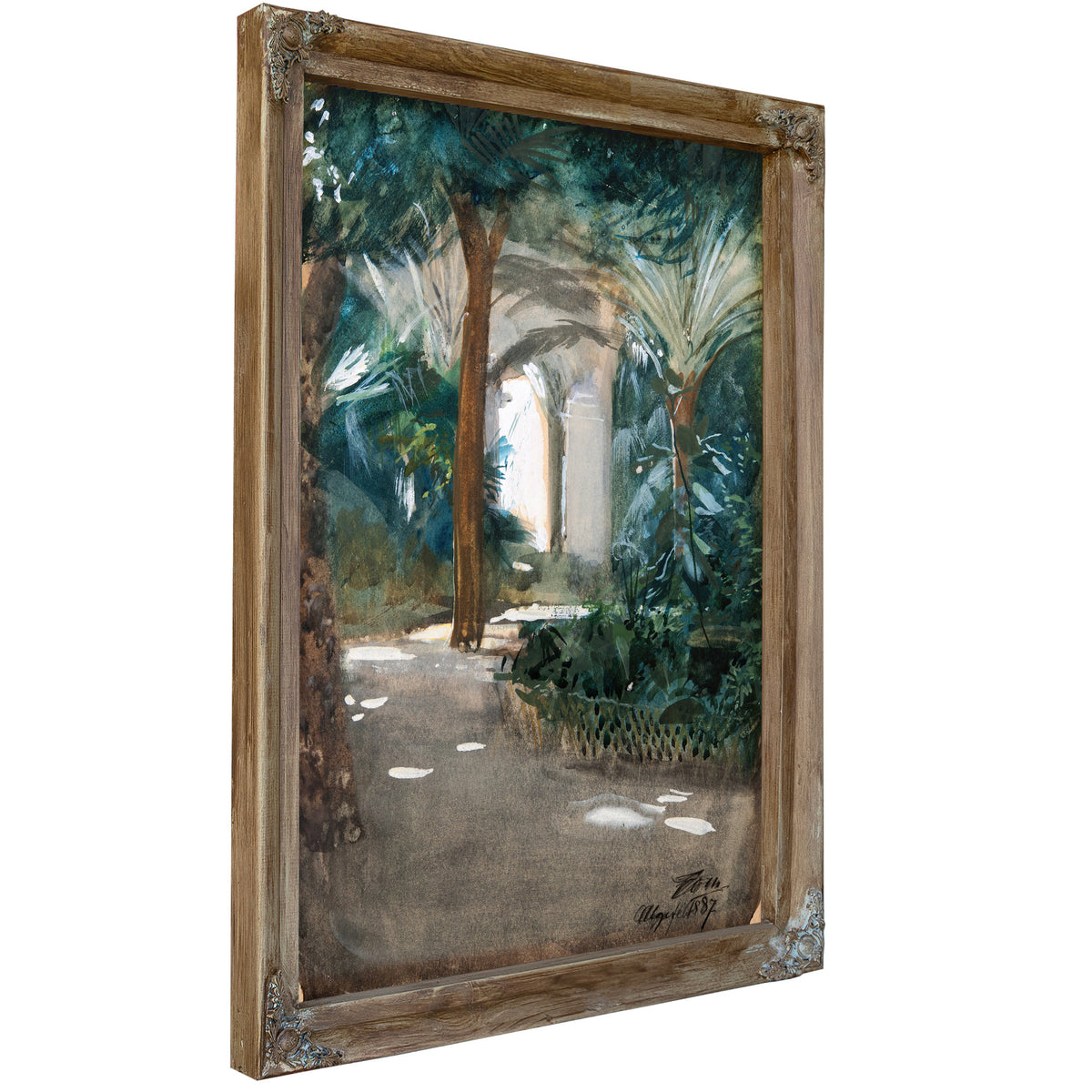 Garden Algiers 1887 By Anders Zorn