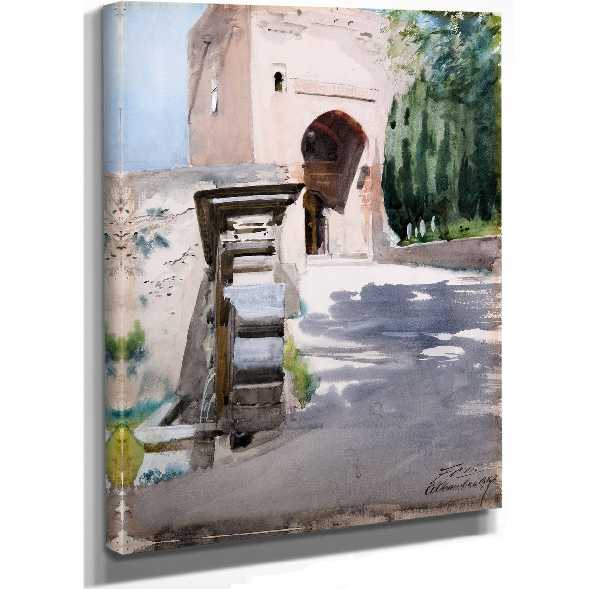 Gateway Alhambra 1887 By Anders Zorn