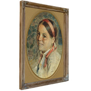 Head a Woman 1880 By Anders Zorn