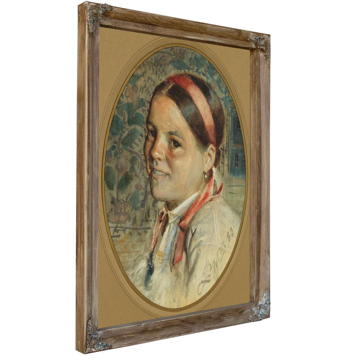 Head a Woman 1880 By Anders Zorn