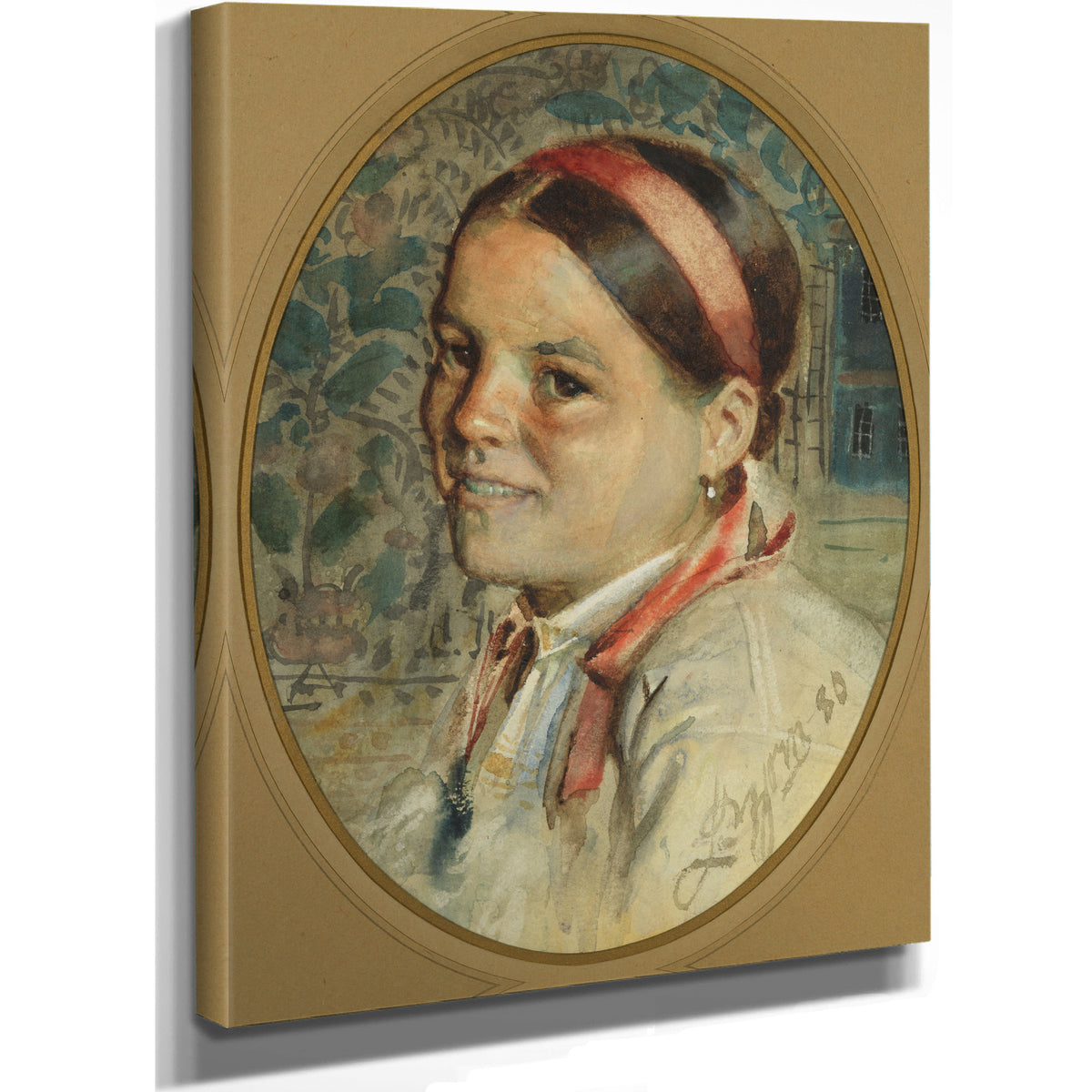 Head a Woman 1880 By Anders Zorn