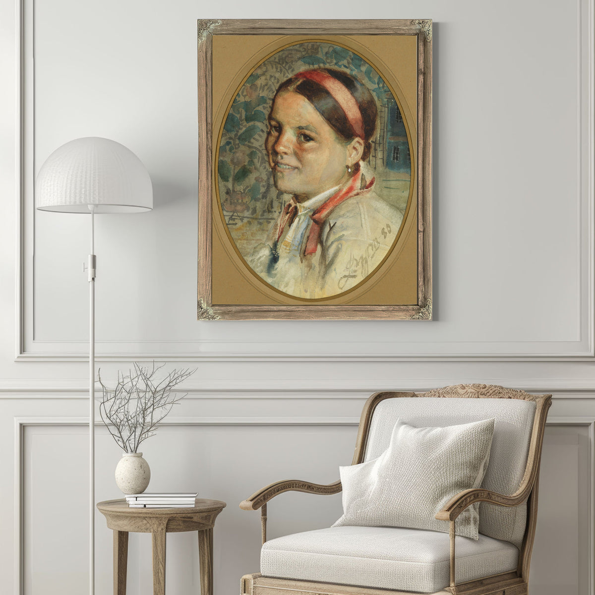 Head a Woman 1880 By Anders Zorn