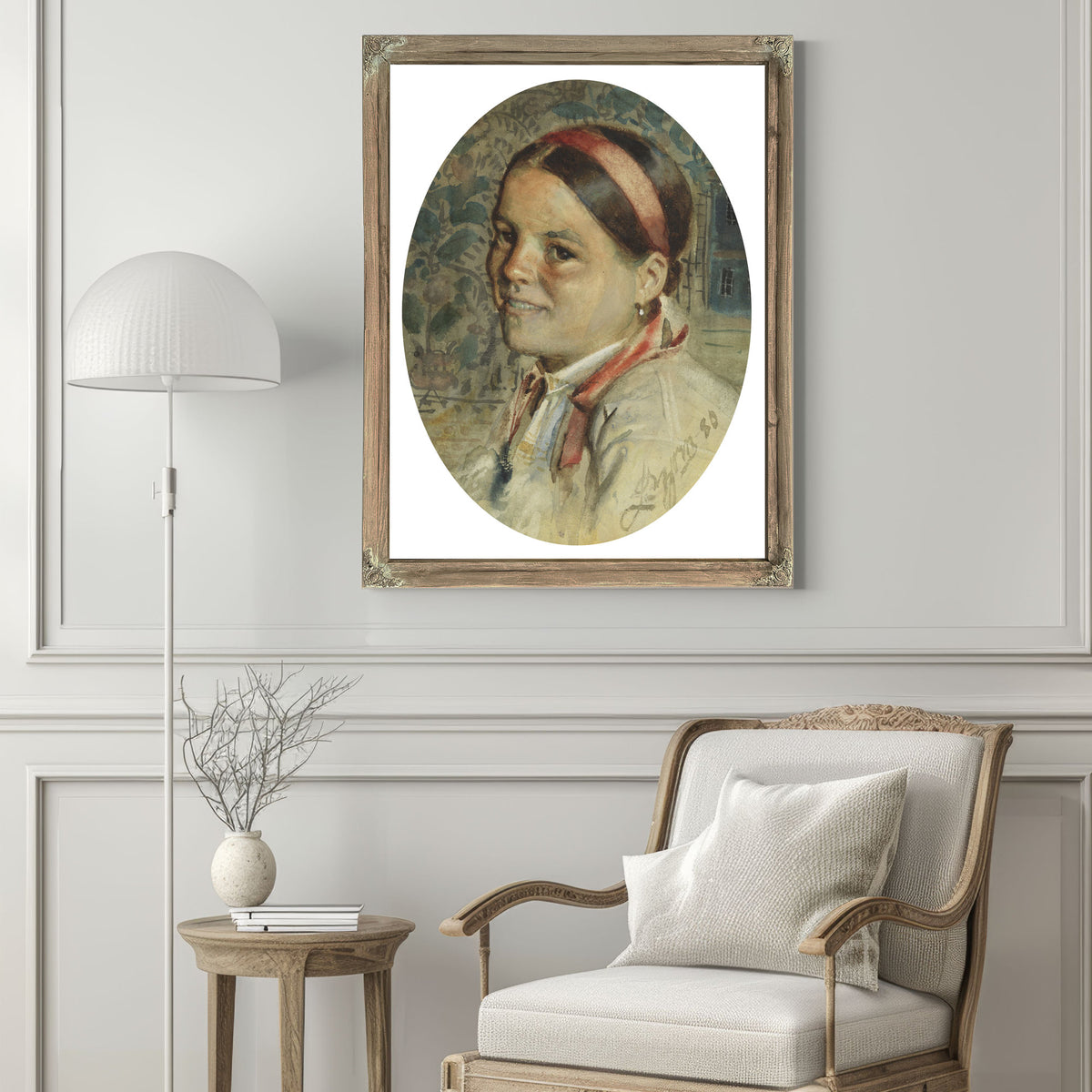 Head a Woman By Anders Zorn