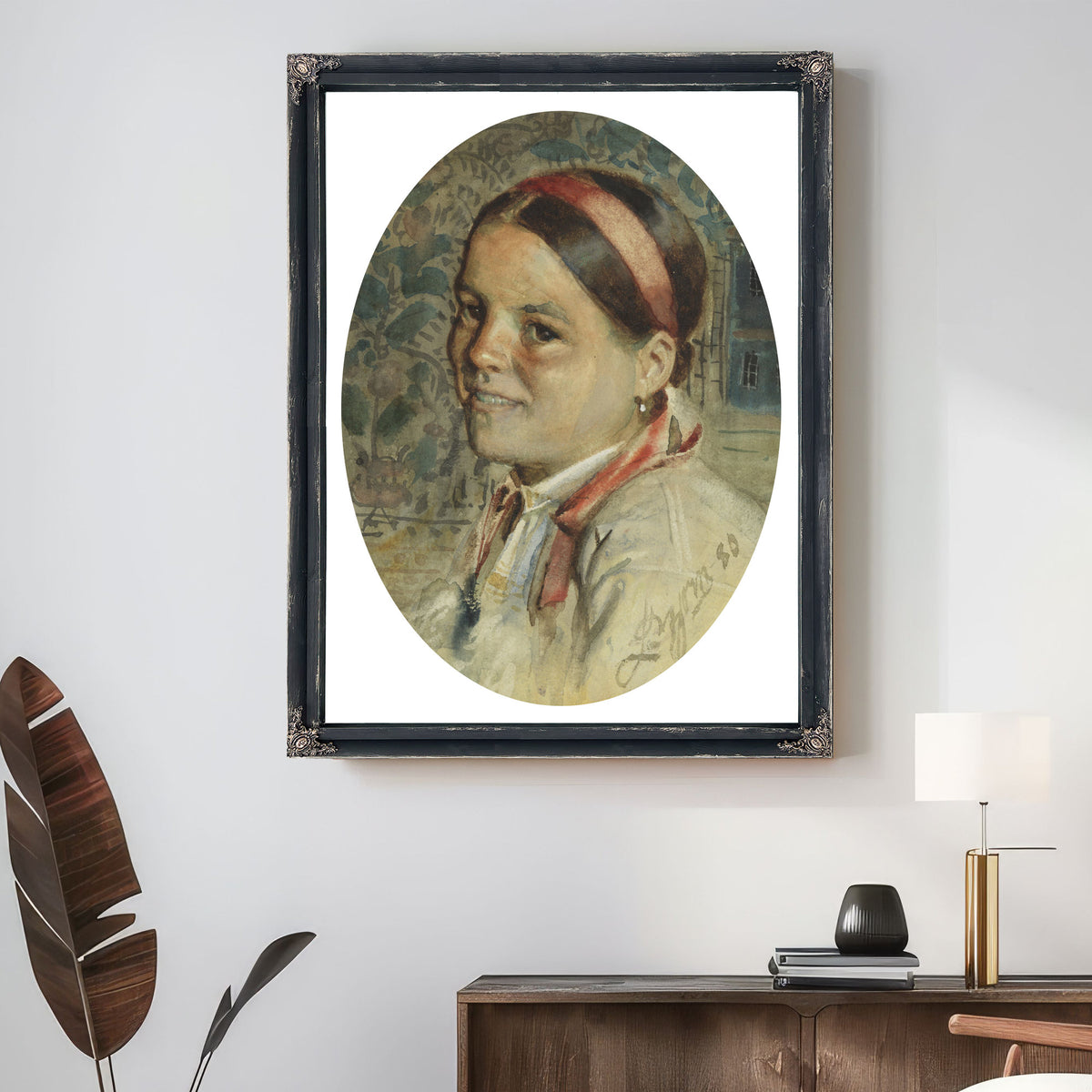 Head a Woman By Anders Zorn