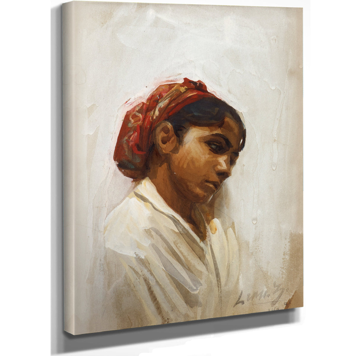 Huvud Av Spansk Flicka 1881 By Anders Zorn