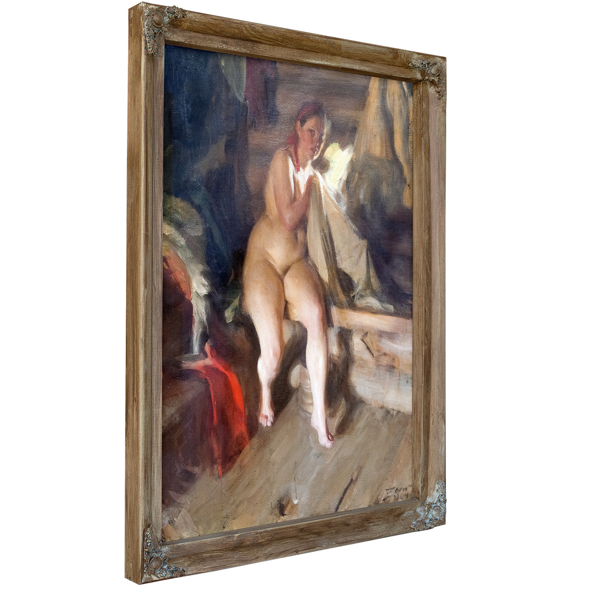 In Loft 1904 By Anders Zorn