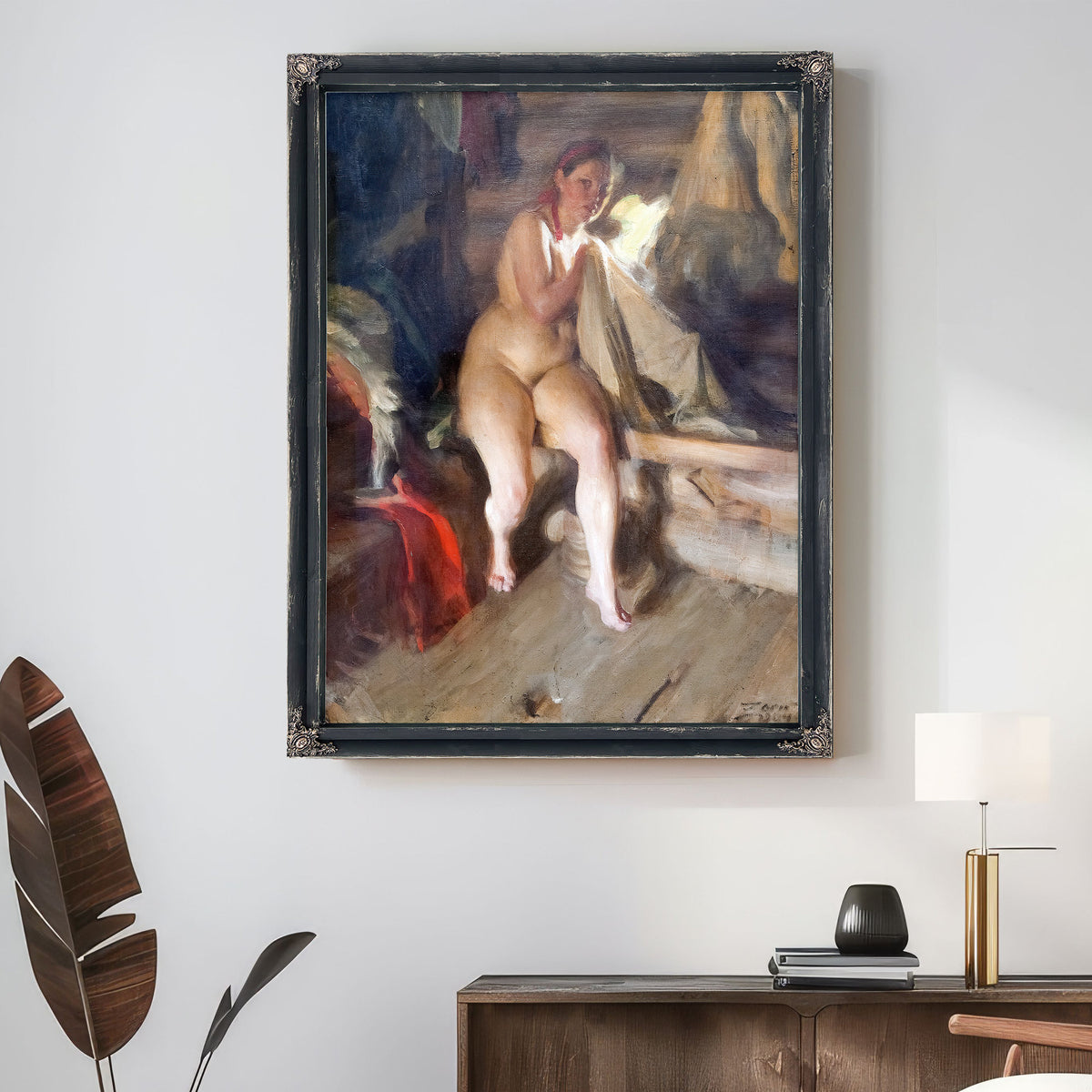 In Loft 1904 By Anders Zorn
