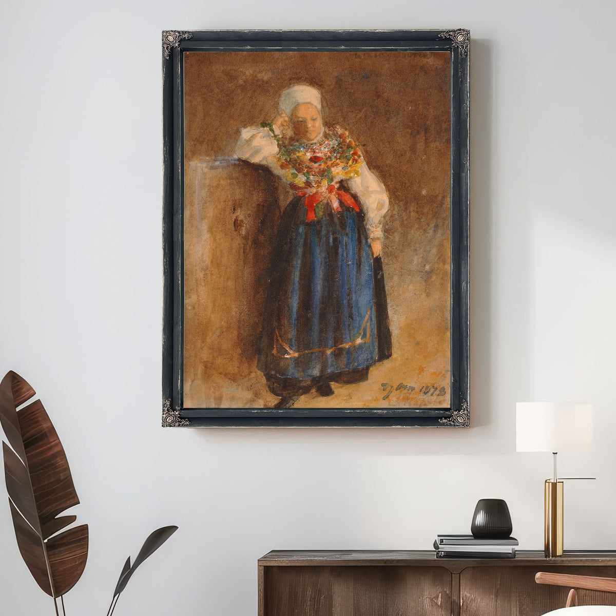 Kulla I Folkdraekt By Anders Zorn