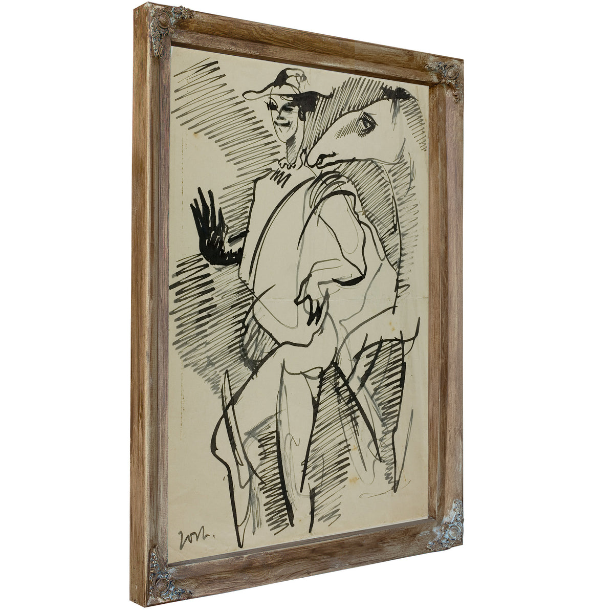 Man Horse By Anders Zorn