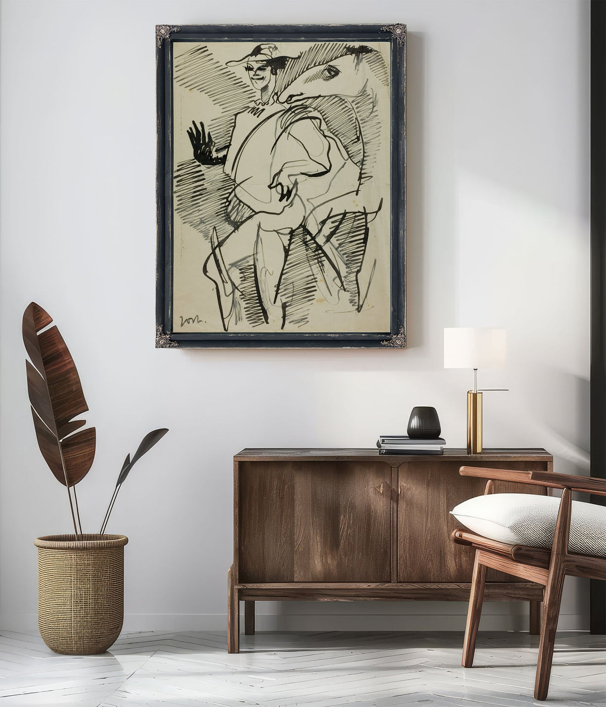 Man Horse By Anders Zorn