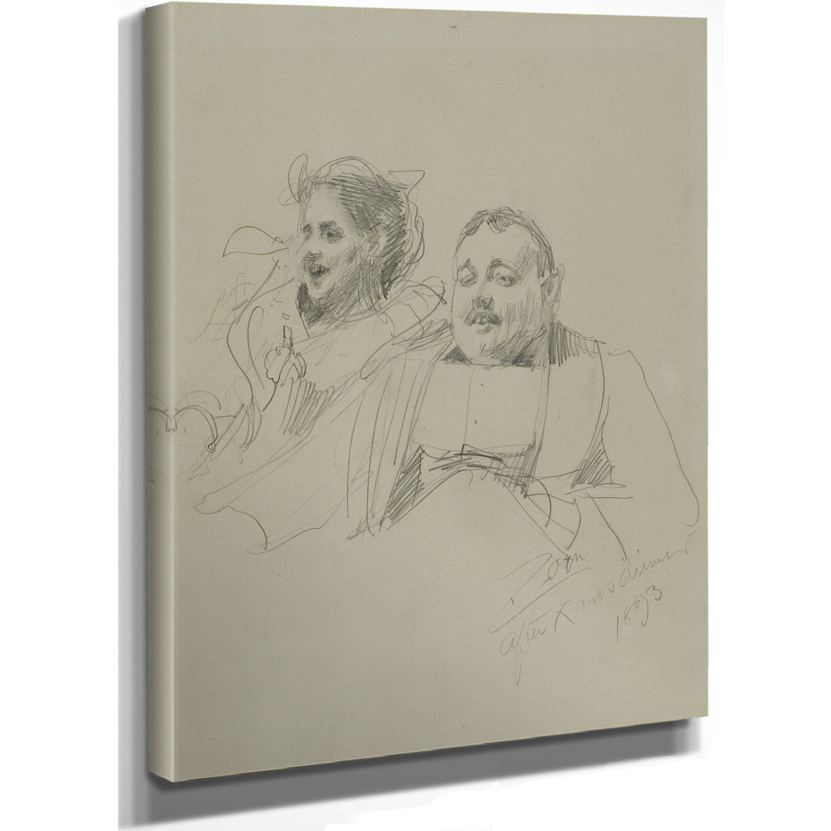 Mr Mrs Raymond Johnson 1893 By Anders Zorn