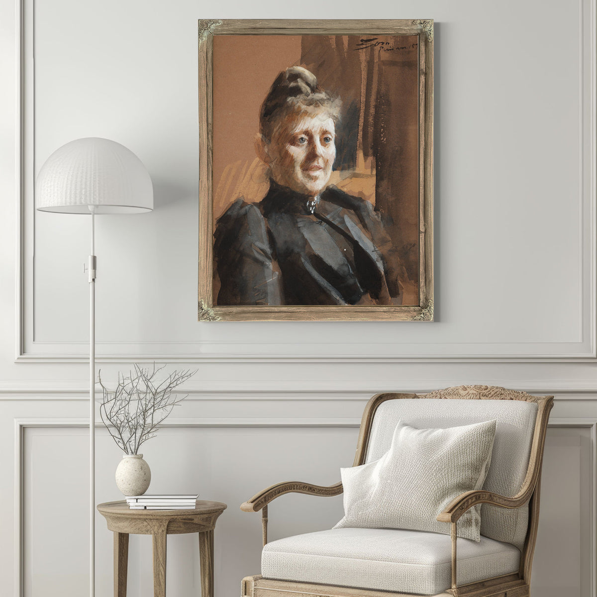 Mrs Matilda Klingspor 1890 By Anders Zorn