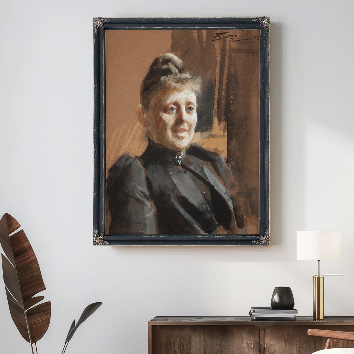 Mrs Matilda Klingspor 1890 By Anders Zorn