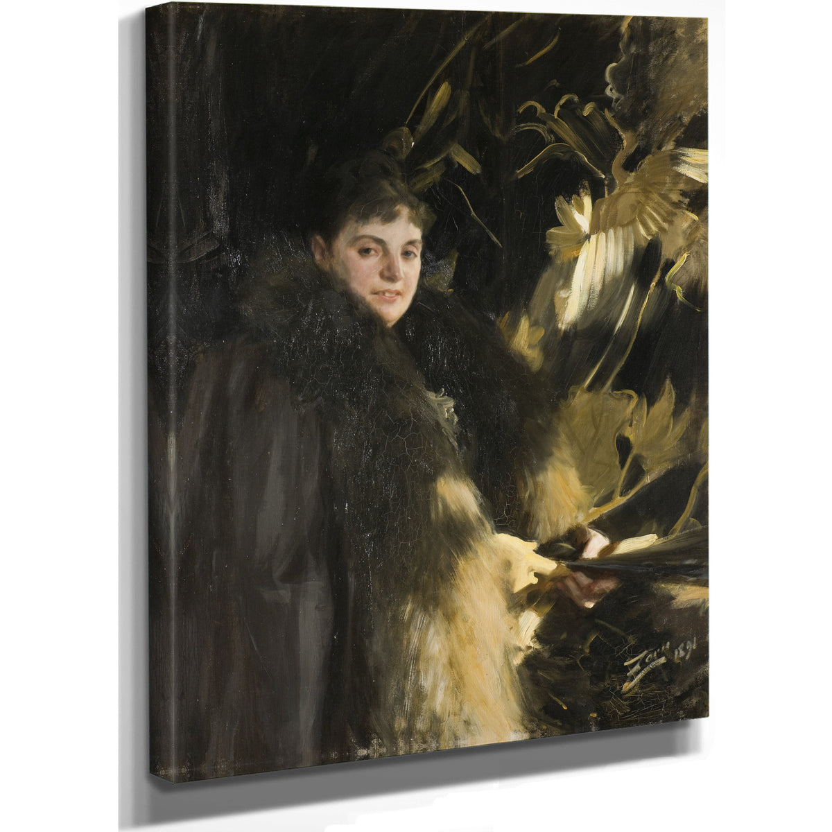Mrs Veronica Heiss By Anders Zorn