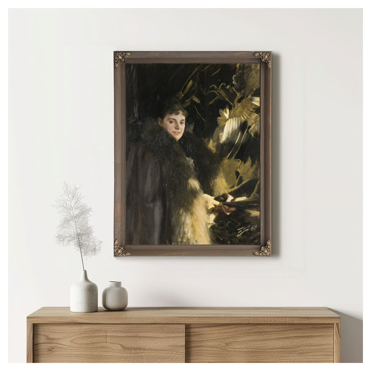 Mrs Veronica Heiss By Anders Zorn